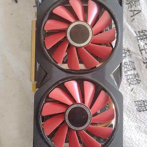讯景RX580 8G显卡，双红色风扇，正常拆下来的，包功--议价商品