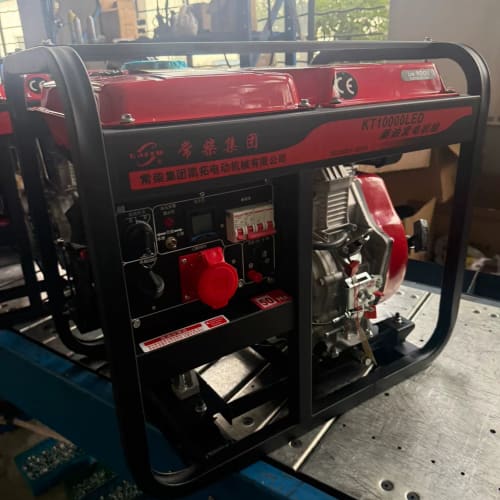 处理柴油发电机10千瓦电启动家用发电机220V/380工地商--议价商品