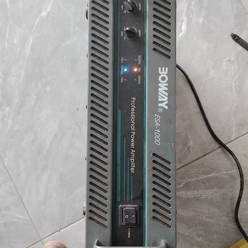 BOWAY波威ESA-1000专业功放，正常开机，功能配置测--议价商品