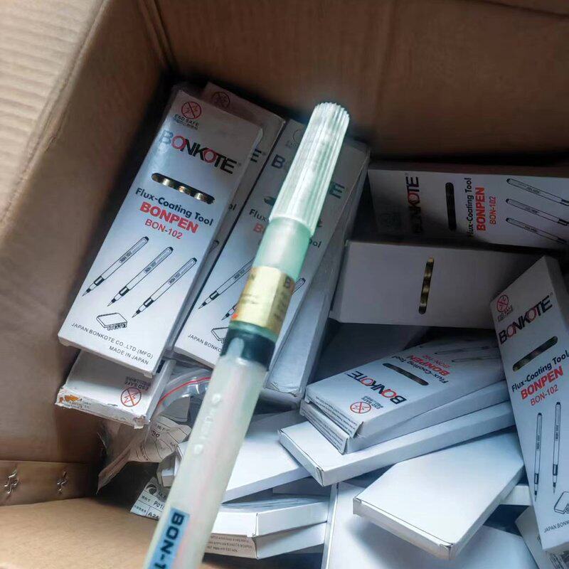 日本原装邦可BON-102助焊笔,一盒5支,全新未拆封!--议价商品