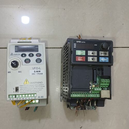 原装拆机台达VFD15E43A一台上盖塑料卡扣断90元，VF--议价商品