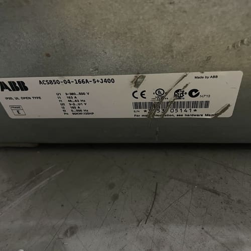 ABB变频器 ACS850-04-166A-5+J400 轻--议价商品