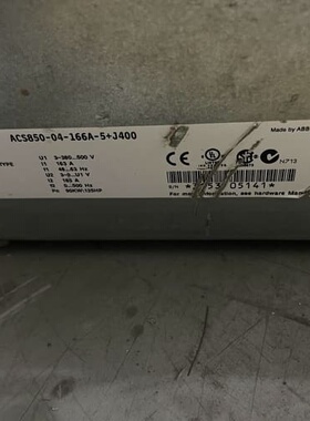 ABB变频器 ACS850-04-166A-5+J400 轻--议价商品