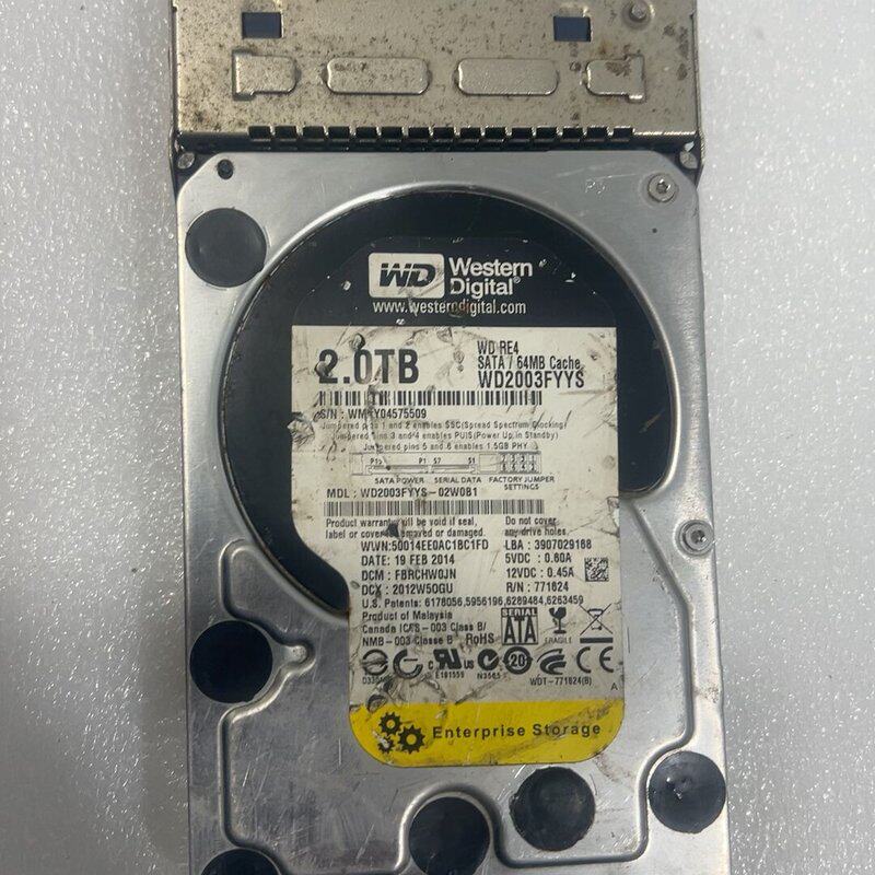 西数2TB企业级硬盘 WD2003FYYS 3.5寸SATA--议价商品
