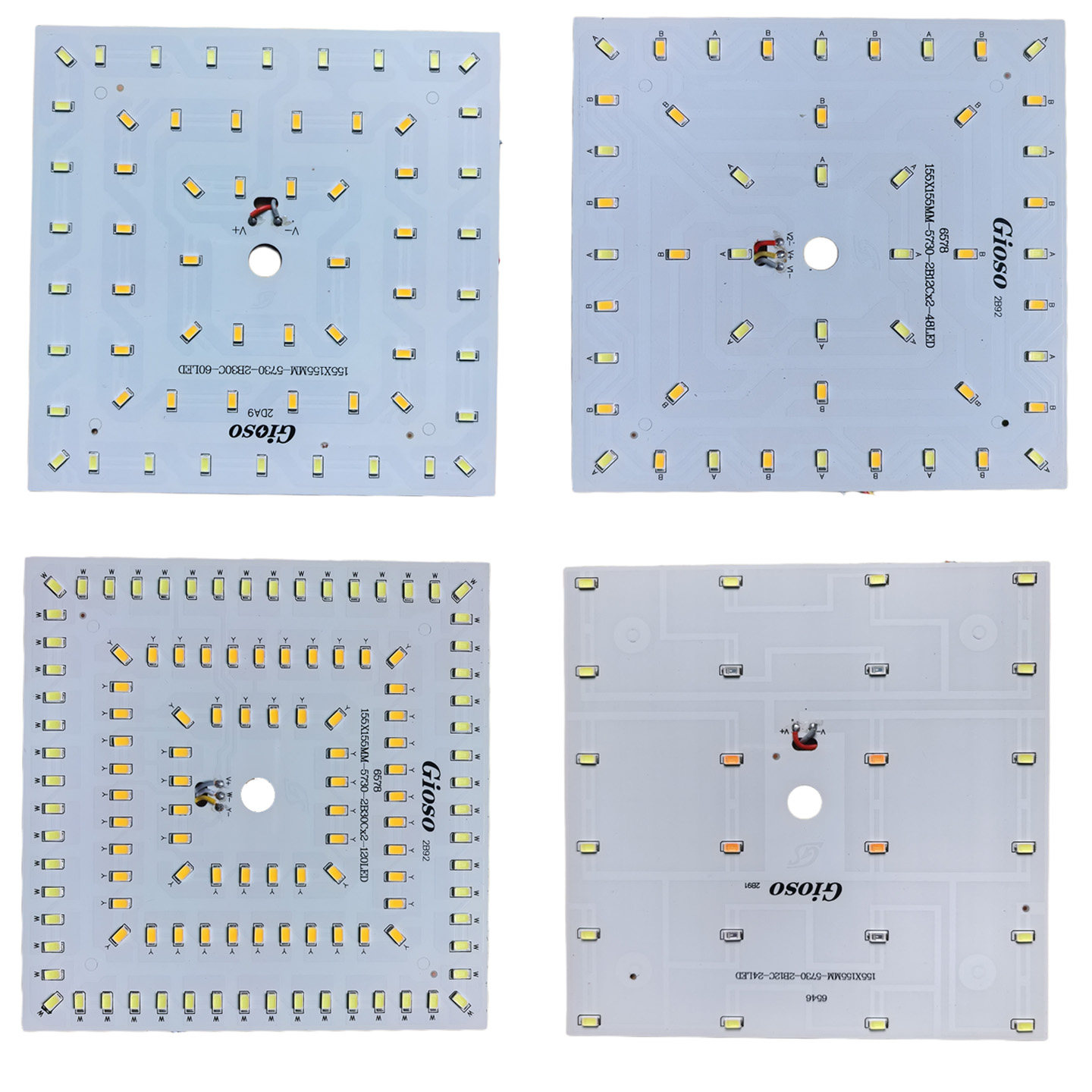 LED过道灯芯155mm正方形12w彩光变光白光灯板包邮圆形30W驱动配件