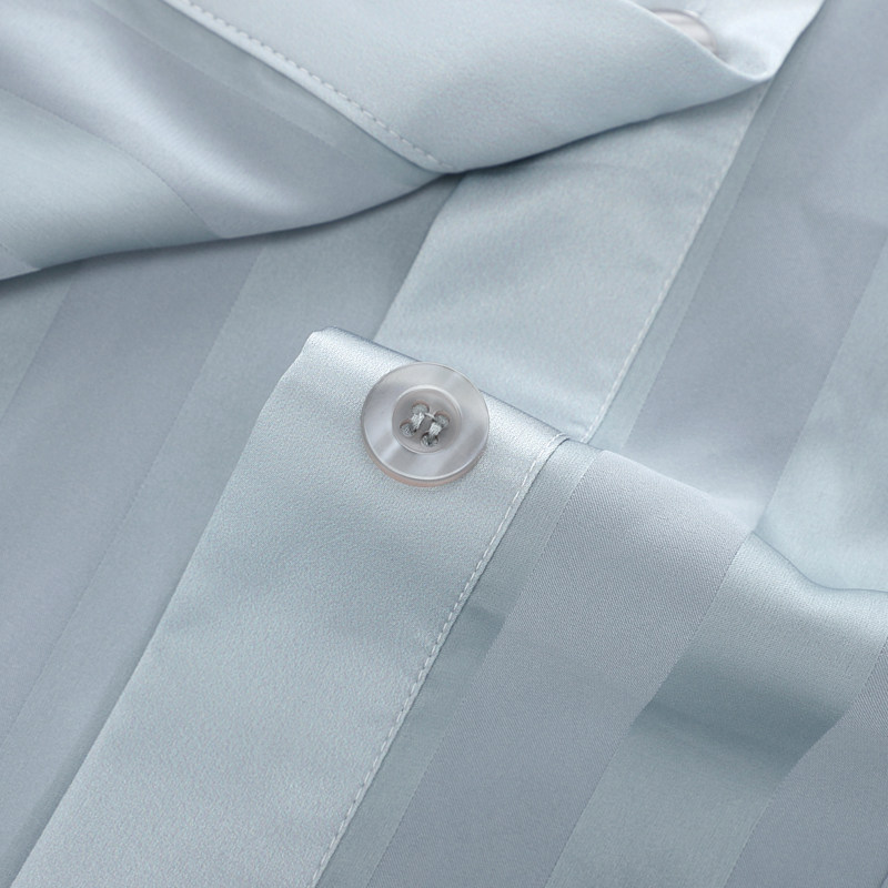 情侣睡衣女春秋冰丝薄款夏季条纹长袖开衫V领丝绸家居服男士套装,女士内衣/男士内衣/家居服,睡衣/家居服套装,淘宝优惠券,粉丝福利购,淘宝优惠卷