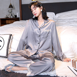 乐姿梦睡衣女款 春ins风少女感外穿家居服 春秋冰丝可爱2025年新款