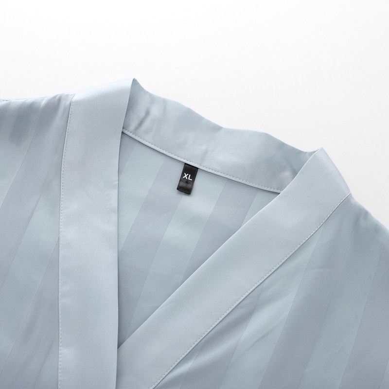 情侣睡衣女春秋冰丝薄款夏季条纹长袖开衫V领丝绸家居服男士套装,女士内衣/男士内衣/家居服,睡衣/家居服套装,淘宝优惠券,粉丝福利购,淘宝优惠卷