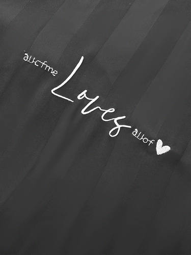 乐姿梦 Мужская осенняя пижама, шелковый лонгслив, комплект, домашняя одежда, 2025 года, премиум класс