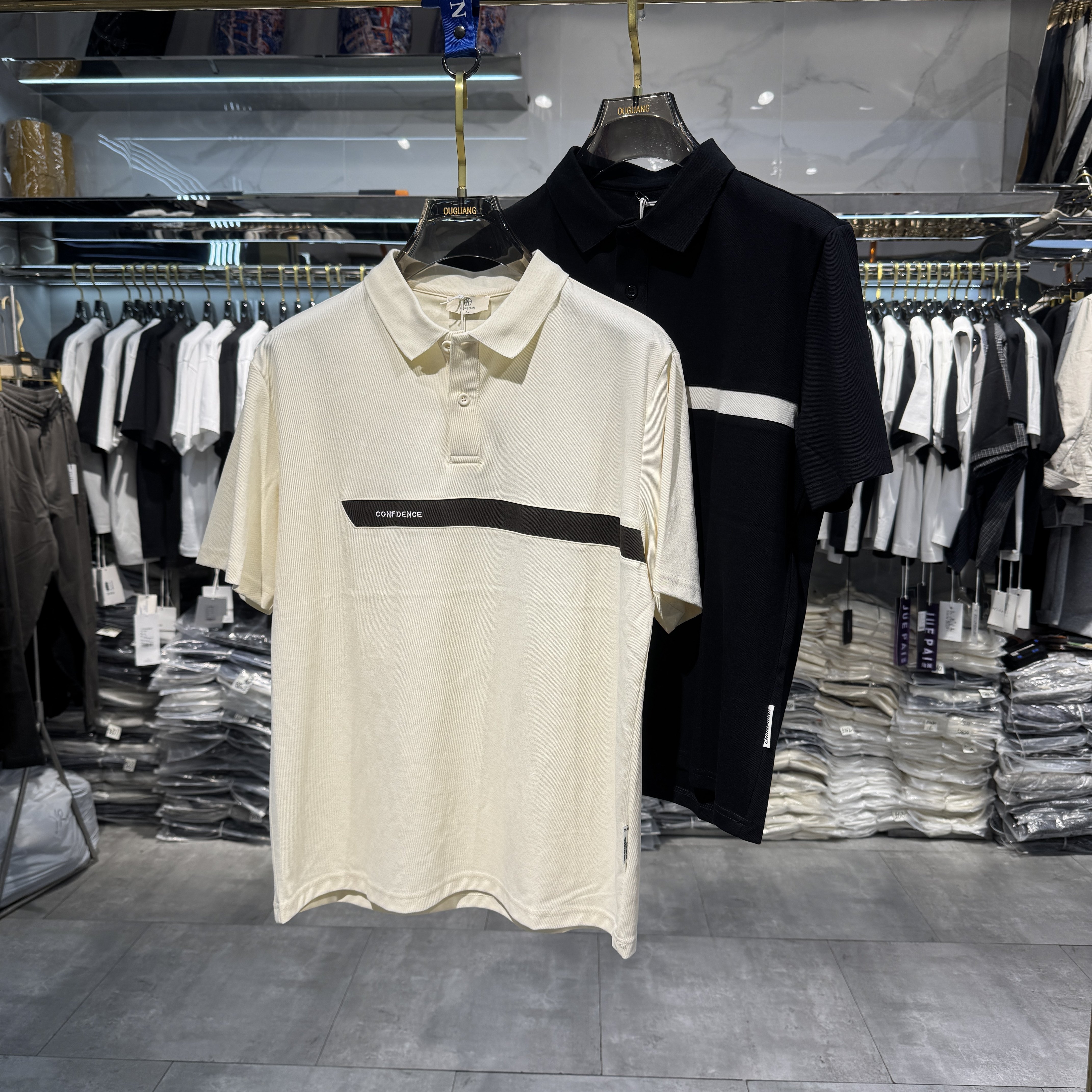 实体带领年轻半袖polo衫男款夏季新款宽松休闲翻领男士短袖t恤潮