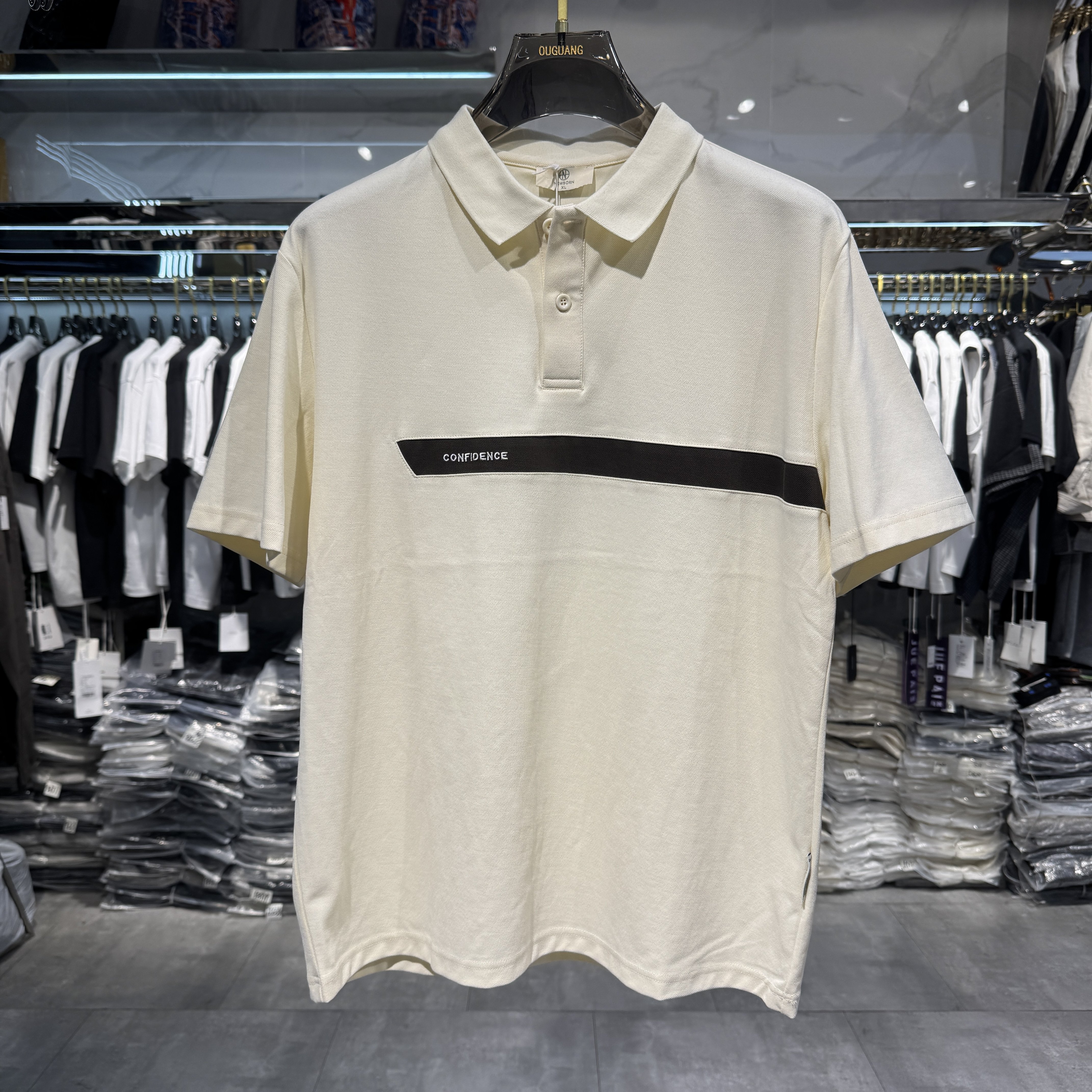 实体带领年轻半袖polo衫男款夏季新款宽松休闲翻领男士短袖t恤潮