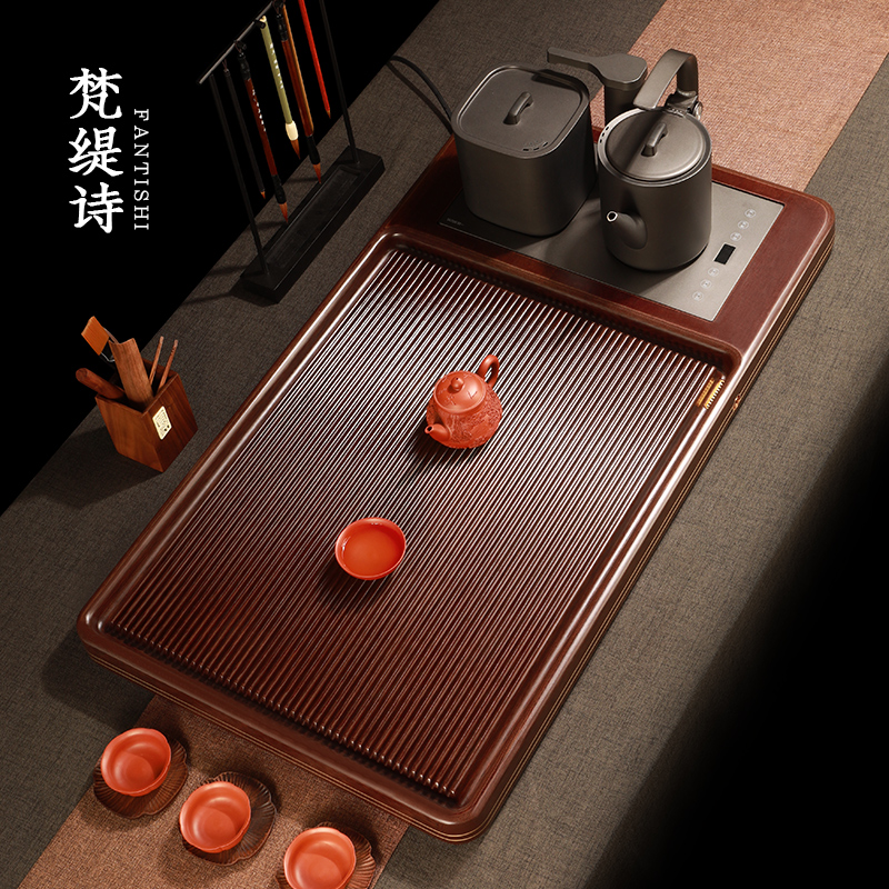 梵缇诗德国电木茶盘套装自动一体烧水壶家用办公室用功夫茶具茶台
