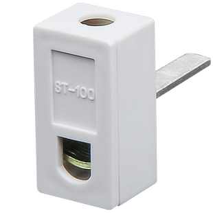 C45汇流排接线端子100A接线头直头弯头1/2/3/4P接线柱DPN漏电空开