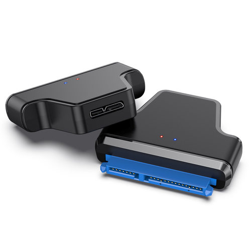 SATA 7+15Pin 22P转USB3.0 micro B支持2.5寸SATA SSD硬盘转接头