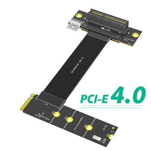 M2转PCIE转接线M.2 NVME转PCI-E 4.0 x4x16插槽延长线网卡扩展卡