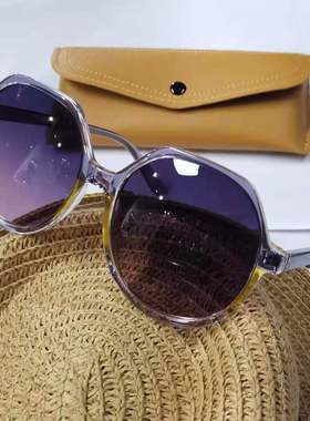 偏光欧美纯色太阳镜