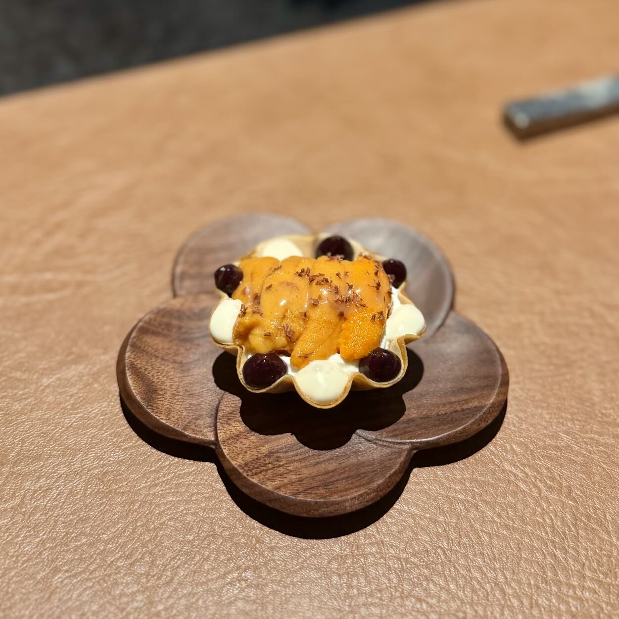 黑胡桃木花瓣餐盘中式创意冷菜前菜点心托板私房菜意境菜商用餐盘