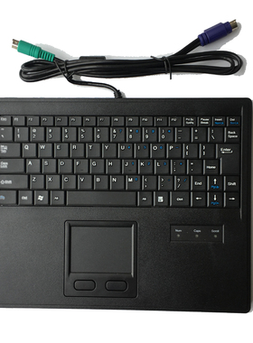 包邮USB口触摸板鼠标键盘工控机工业键盘数控机柜工控一体PS2键盘