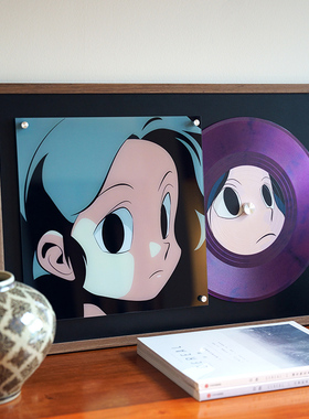 ADOY韩国乐队专辑画框装饰画仿真唱片Aokizy家用客厅潮流艺术摆件