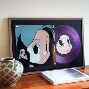 ADOY韩国乐队专辑画框装饰画仿真唱片Aokizy家用客厅潮流艺术摆件