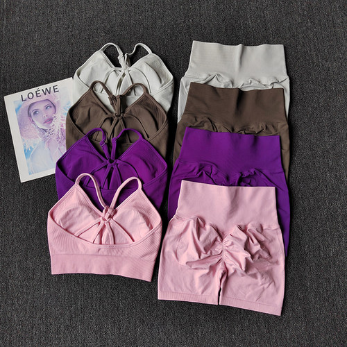 蜜桃高腰收腹提臀短款收副乳文胸