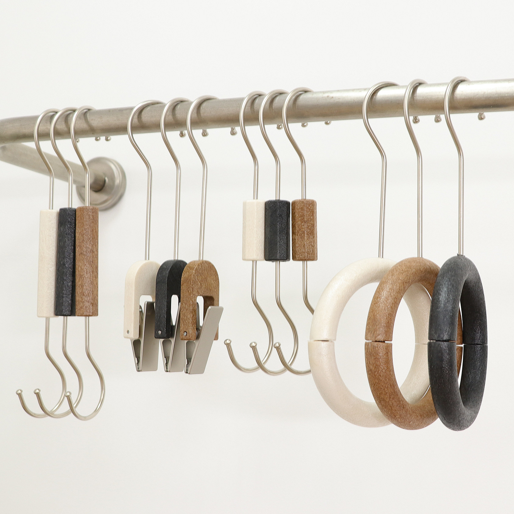 服装店专用树脂U夹子陈列道具展示衣架挂钩S钩围巾架女装童装配件,收纳整理,木质衣架,淘宝优惠券,粉丝福利购,淘宝优惠卷