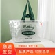 定制PP编织透明袋加印logo画画兴趣班手提袋防水单肩包街拍购物袋