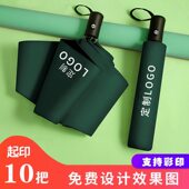 雨伞定制广告伞自动伞定做礼品伞遮阳伞折叠伞晴雨伞印字logo
