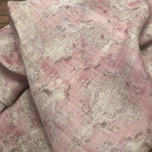 薄如蝉翼棉麻苎麻复古连衣裙布料