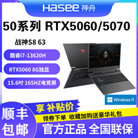 Hasee/神舟RTX50608G獨顯游戲本