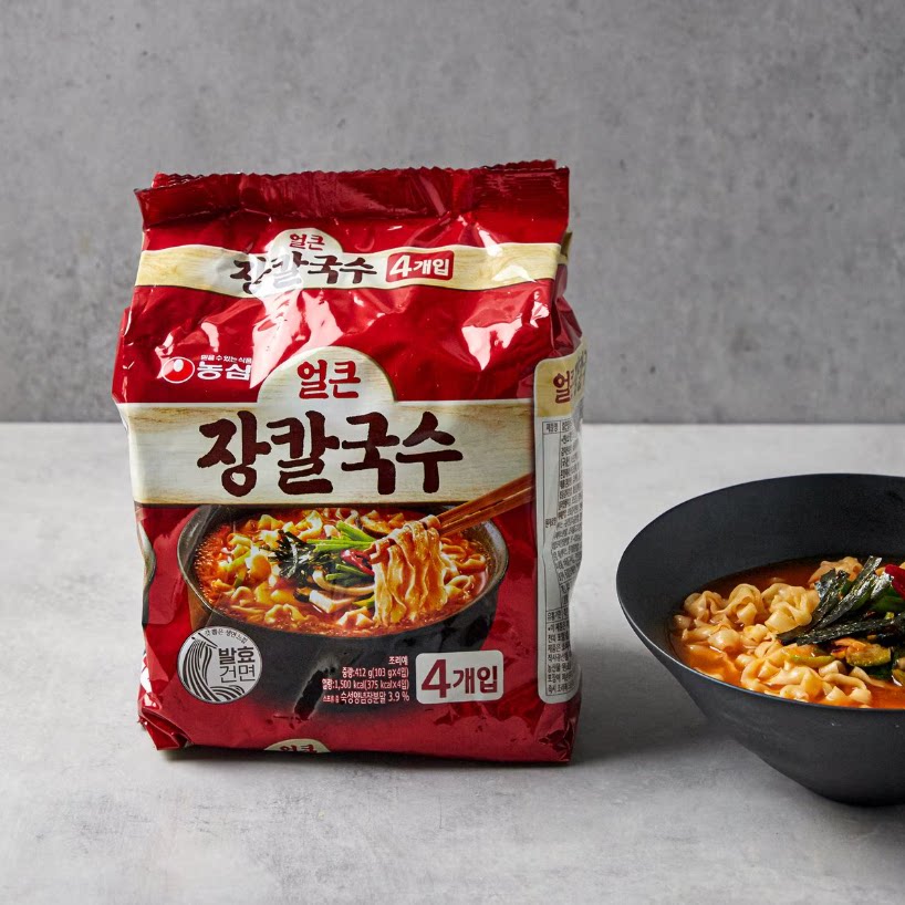 韩国农心辣汤刀削面方便速食汤面