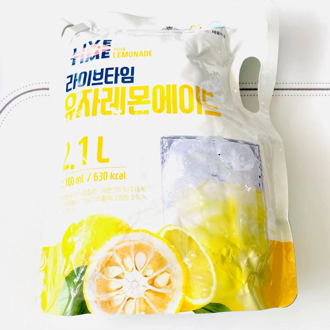 友施柚子柠檬味饮料大容量