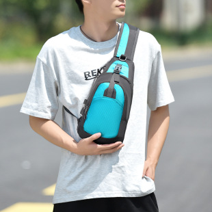 休闲胸包男女士多功能跨境单肩包轻便斜挎包户外大容量运动手机