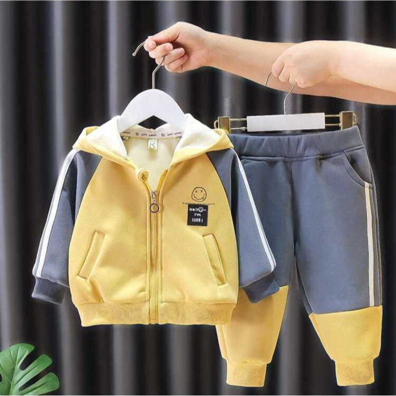 男宝宝加绒套装春秋季小童卫衣2025婴儿童连帽衣服男童冬装,童装/婴儿装/亲子装,儿童运动套装,淘宝优惠券,粉丝福利购,淘宝优惠卷