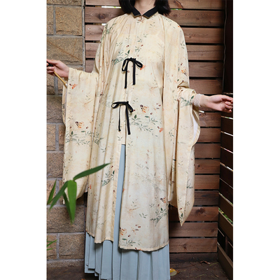 明制仿孔府对襟传统汉服裳裳者华