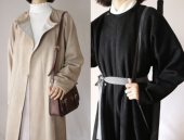 裳裳者华 大衣风衣外套秋冬冬日常汉服 加厚唐制圆领袍撞色长款