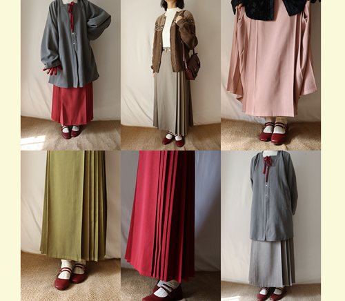 春秋明制汉服日常中长马面裙