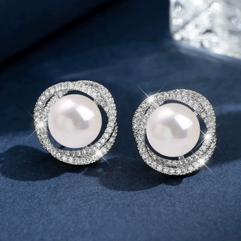 【林小雅专属】Babiea简饰【钻环映珠】EH-302