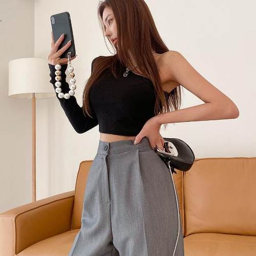 夜店女装性感上衣辣妹斜肩长袖