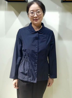 YUN韫2023年秋季新款休闲减龄翻领短风衣女上衣春秋薄款外套 2972