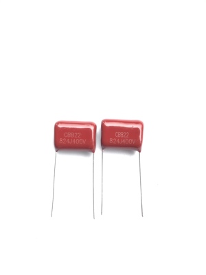 全新正品厂家直销CBB薄膜电容器 824J400V 0.82UF 脚距15