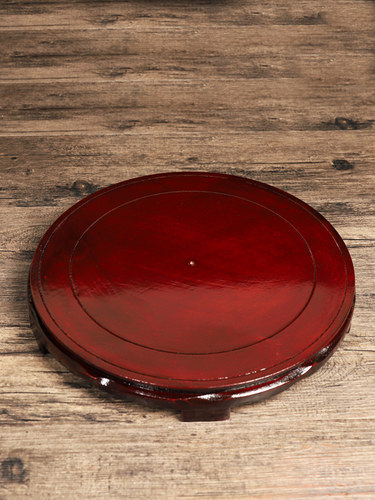 滇匠紫陶储水罐茶叶罐木架