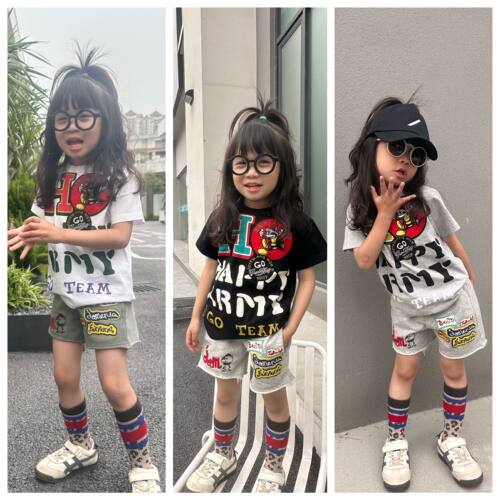 25年新款儿童卡通刺绣T恤