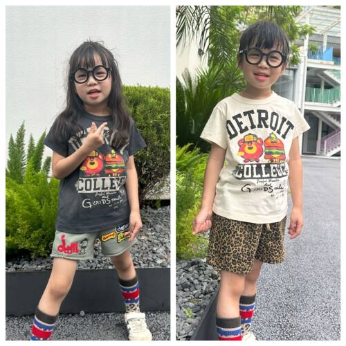 夏季新款儿童卡通印花短袖T恤