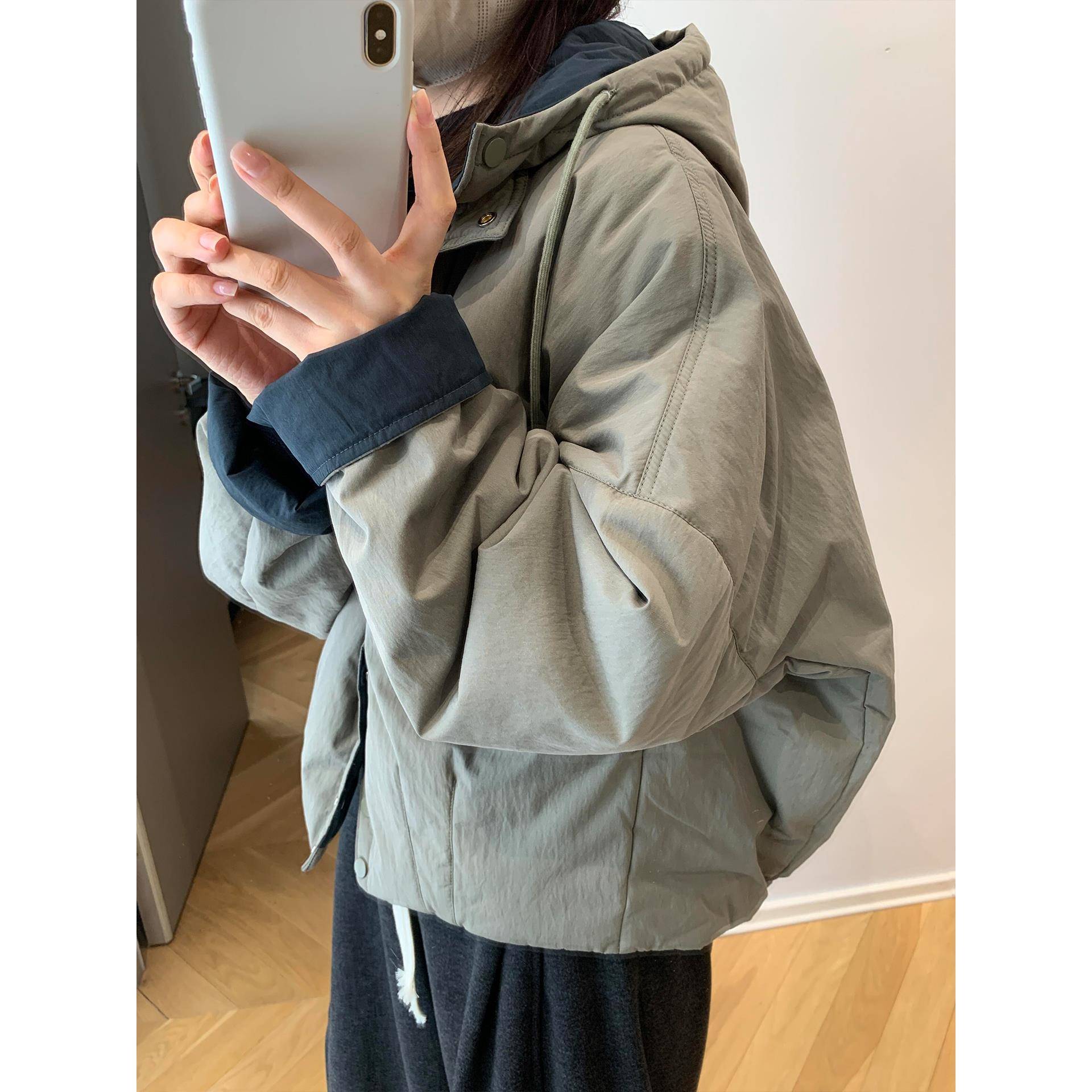 2025冬季新款棉服女秋冬季加厚保暖宽松面包服棉衣外套短款小个子