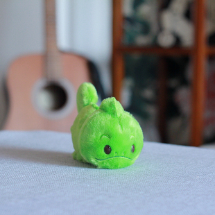 东迪单长发公主乐佩的宠物变色龙帕斯卡尔公仔豆豆眼玩偶毛绒玩具