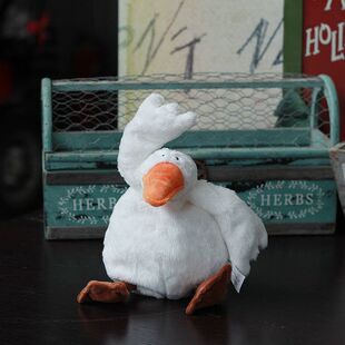 欧洲单 呆萌搞笑鸭子公仔傻了吧唧的鸭鸭玩偶创意毛绒玩具小礼物