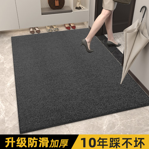 入户门地垫进门门口pvc丝圈可裁剪免洗家用除尘垫子玄关地毯脚垫