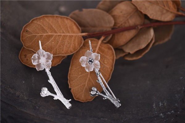 Broche femme FANLINE en argenterie - Ref 1176452 Image 3