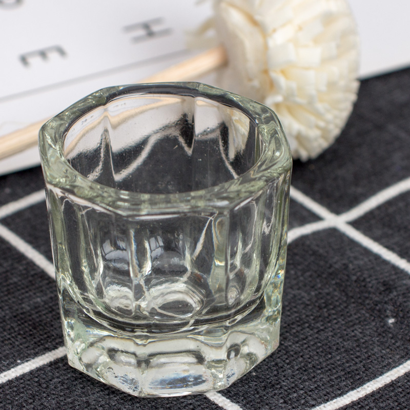 八角杯洗笔美甲工具套装水晶杯水杯水晶液药液杯水晶粉美甲专用杯